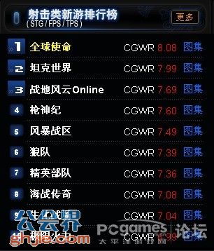 fps网游排行